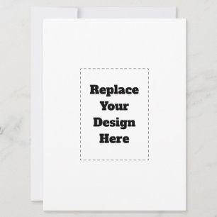 Create Your Own white  Holiday Card