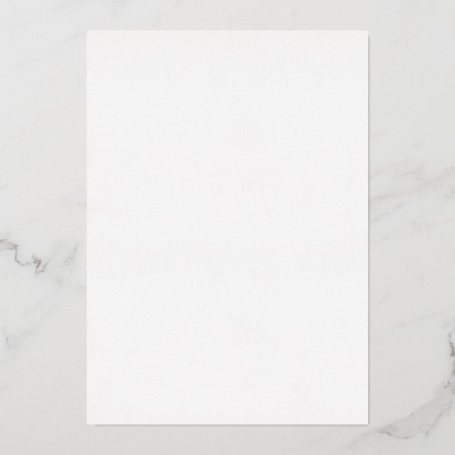 Create Your Own white holiday invitations (Front)