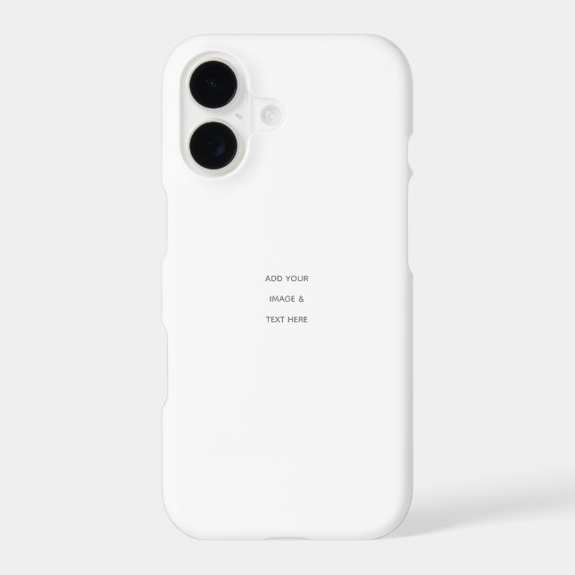 Create Your Own white  iPhone Case (Back)