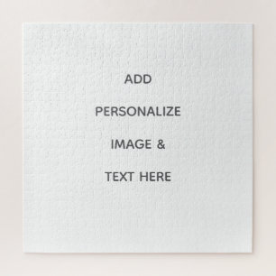 Create Your Own white  Jigsaw Puzzle