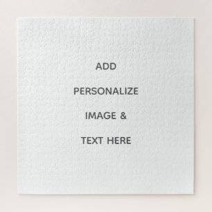 Create Your Own white Jigsaw Puzzle