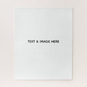 Create Your Own white Jigsaw Puzzle
