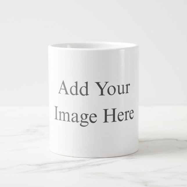Create Your Own white  Large Coffee Mug (Front)