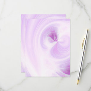 Create Your Own White Light Swirls - Pink RSVP Card