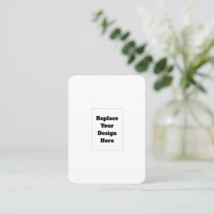Create Your Own white Loyalty Card