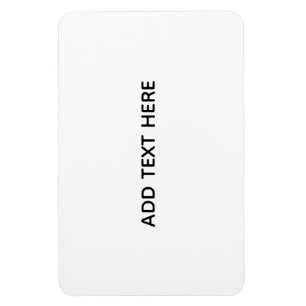Create Your Own White  Magnet