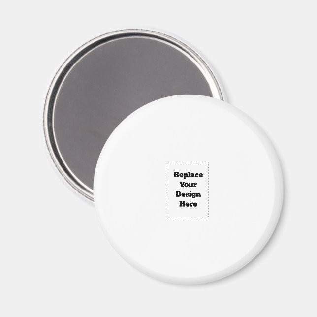 Create Your Own white  Magnet (Front/Back)