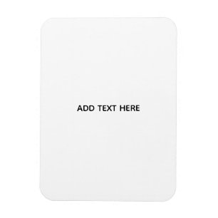 Create Your Own White  Magnet