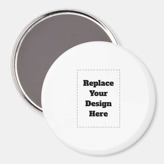 Create Your Own white  Magnet (Front/Back)