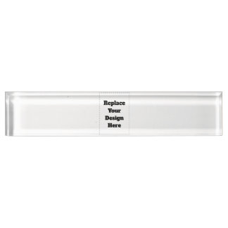 Create Your Own white Nameplate