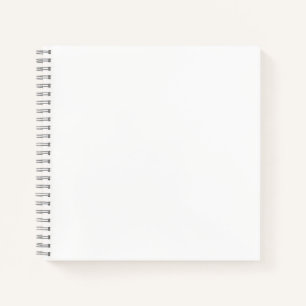 Create Your Own white Notebook