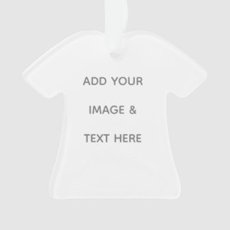 Create Your Own white  Ornament