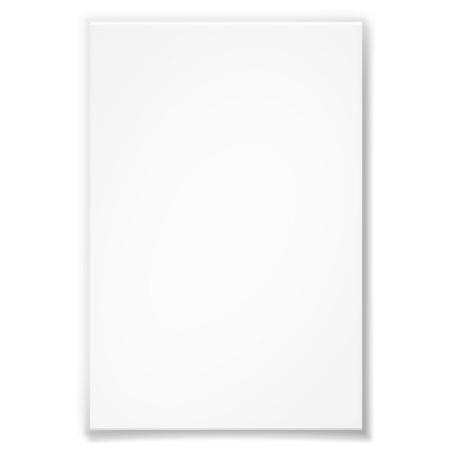 Create your own white personalizable photo print (Front)