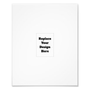 Create Your Own white Photo Print