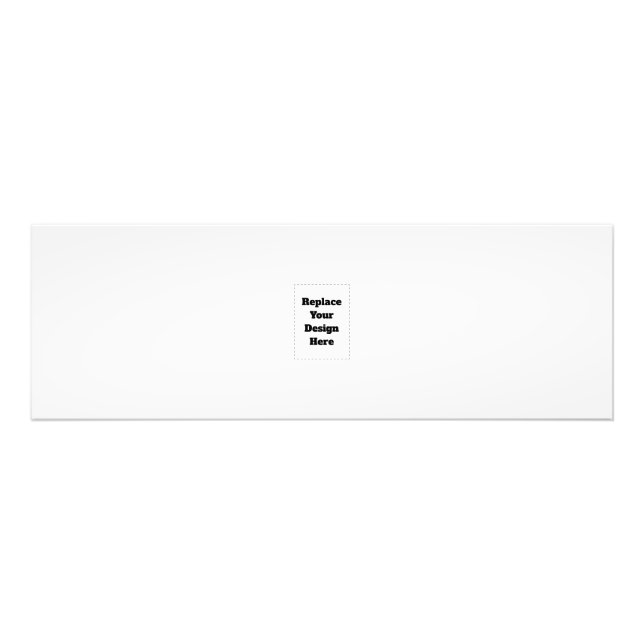 Create Your Own white  Photo Print (Front)