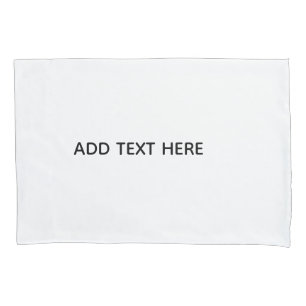 Create Your Own White Pillowcase