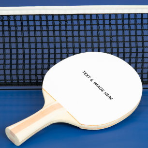 Create Your Own white Ping Pong Paddle