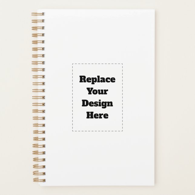Create Your Own white  Planner (Front)