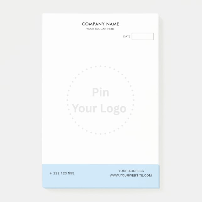 Create Your Own White Post-it Notes (Front)