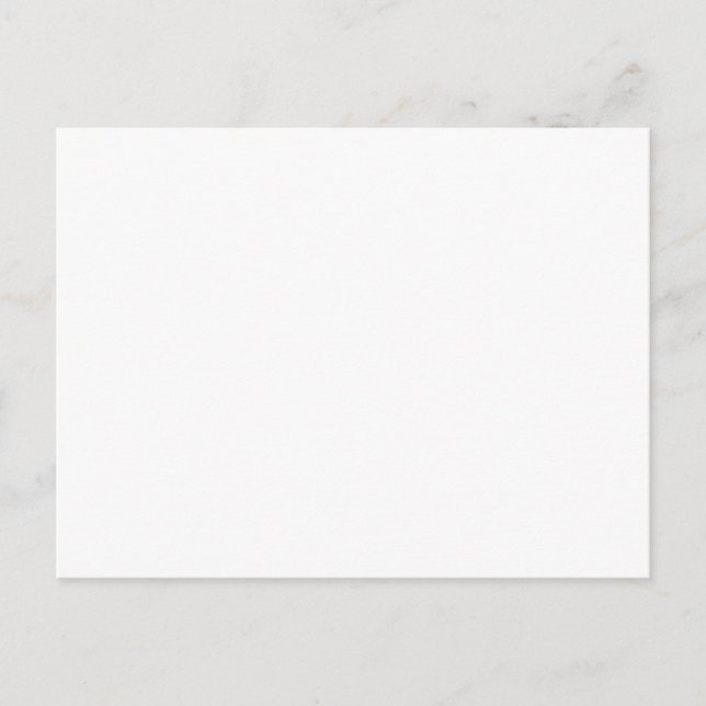 Create Your Own white Postcard (Front)