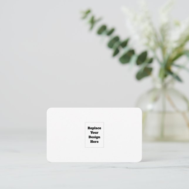 Create Your Own white  Referral Card (Standing Front)