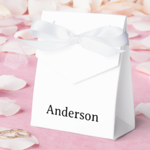 Create Your Own White Ribbon 3" x 1.5" x 3.25" Favour Box
