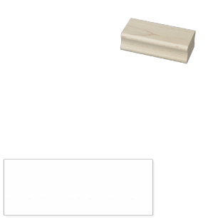 Create Your Own white Rubber Stamp