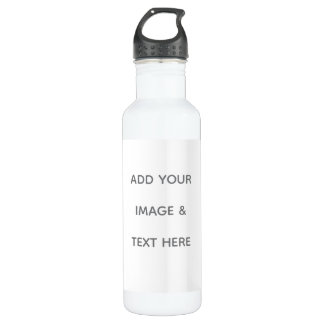 Create Your Own white Save The Date 710 Ml Water Bottle