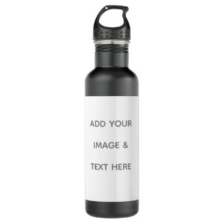 Create Your Own white Save The Date 710 Ml Water Bottle