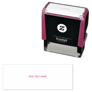Create Your Own White Self-inking Stamp