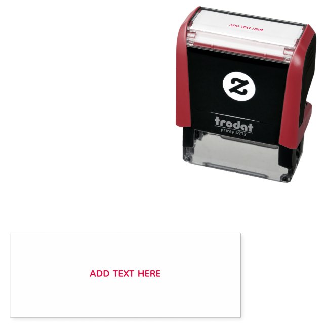 Create Your Own White  Self-inking Stamp (In Situ)