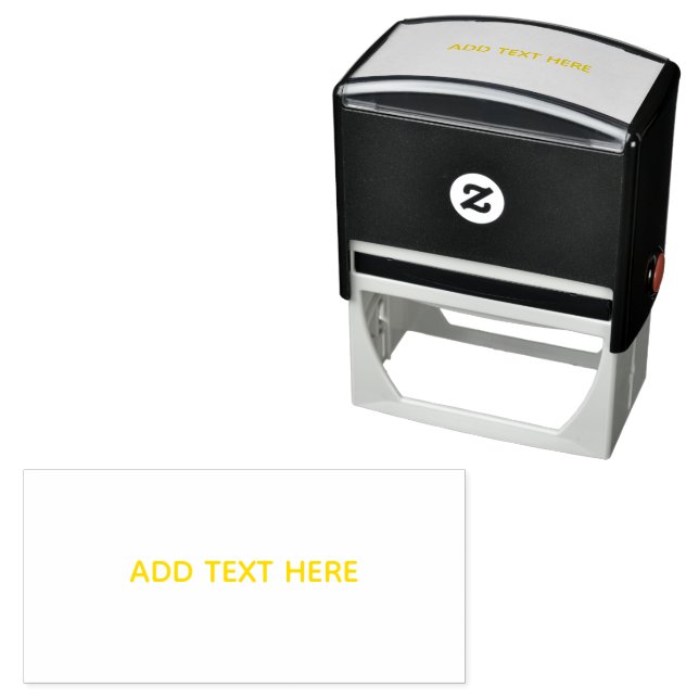 Create Your Own White  Self-inking Stamp (In Situ)