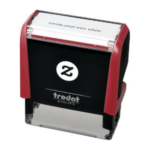 create your own white self-inking stamp