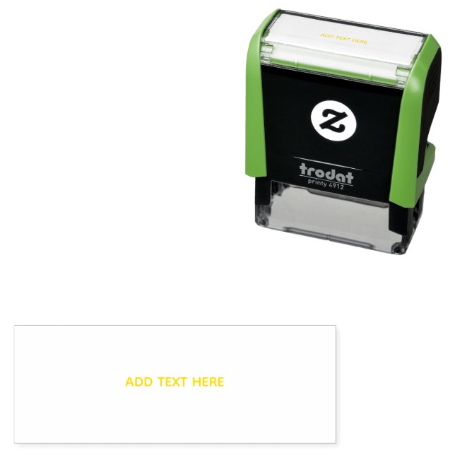 Create Your Own White  Self-inking Stamp (In Situ)
