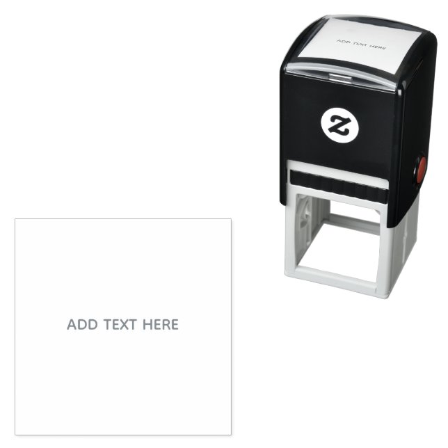 Create Your Own White  Self-inking Stamp (In Situ)