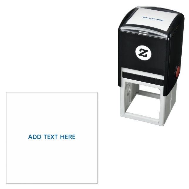 Create Your Own White  Self-inking Stamp (In Situ)