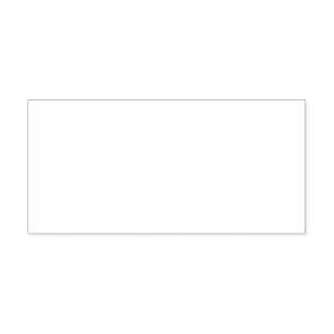 Create Your Own white Self-inking Stamp