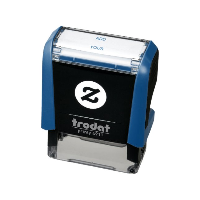 Create Your Own white  Self-inking Stamp (Product)
