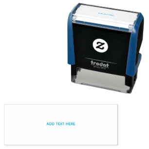 Create Your Own White Self-inking Stamp