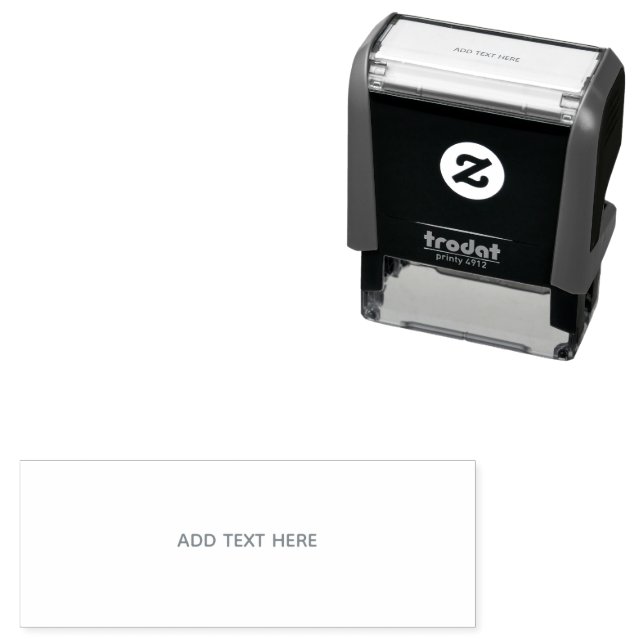Create Your Own White  Self-inking Stamp (In Situ)