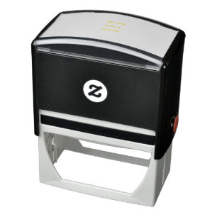 Create Your Own white Self-inking Stamp