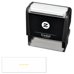 Create Your Own White Self-inking Stamp