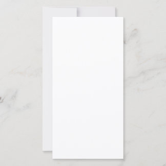 Create Your Own white simple Card