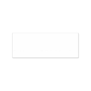 Create Your Own White Simple Rubber Stamp