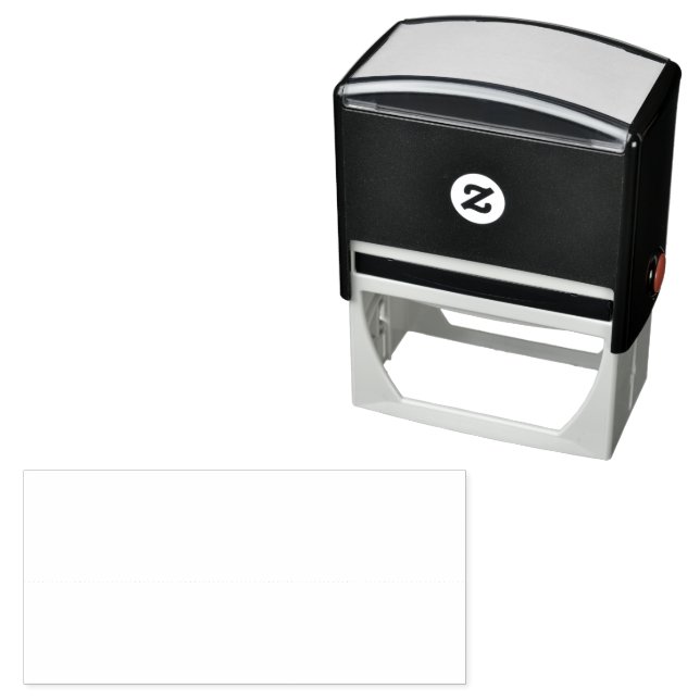 Create Your Own White Simple Self-inking Stamp (In Situ)