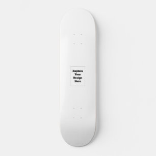 Create Your Own white Skateboard