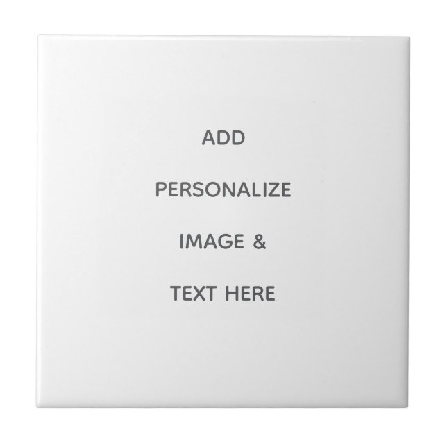 Create Your Own white Small Tile (Front)