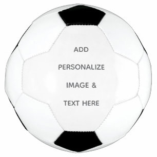 Create Your Own white Soccer Ball