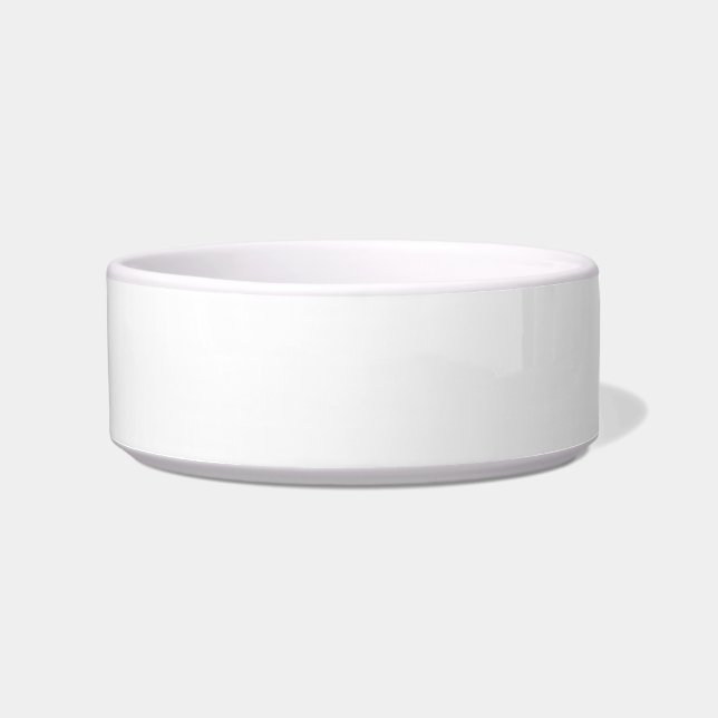 Create Your Own White Solid Custom Bowl (Front)
