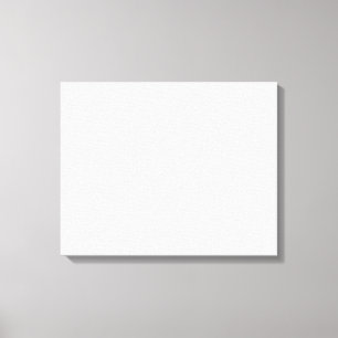 Create Your Own White Solid Custom Wrapped Canvas